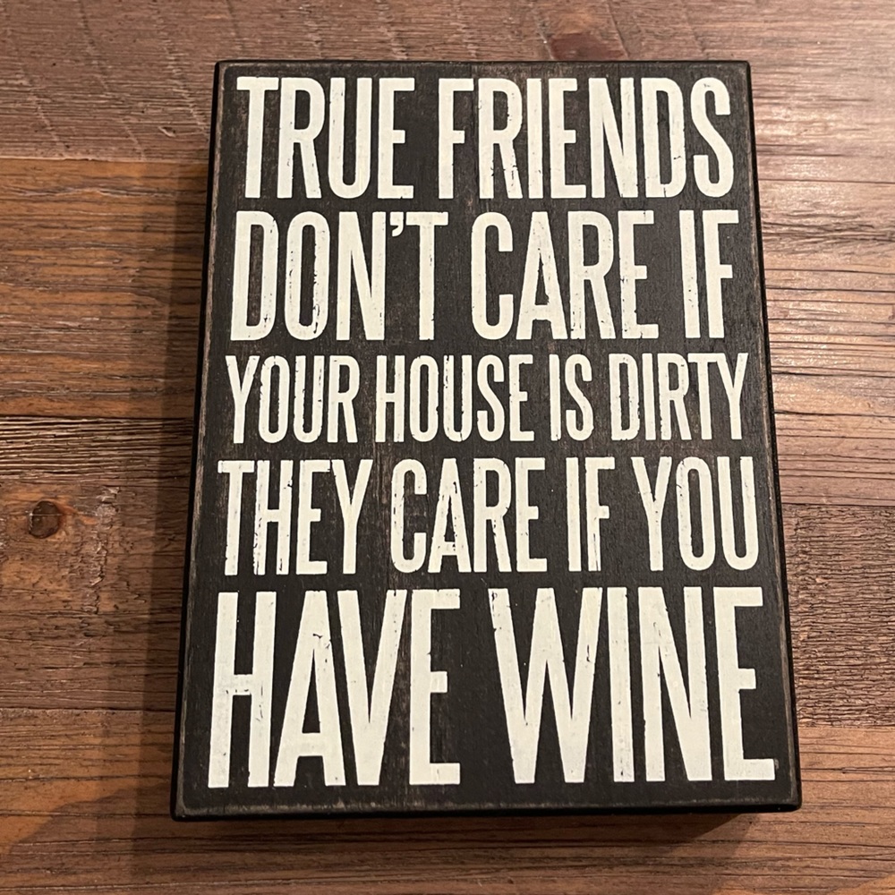 House Decor Funny Wine 🍷 Sign